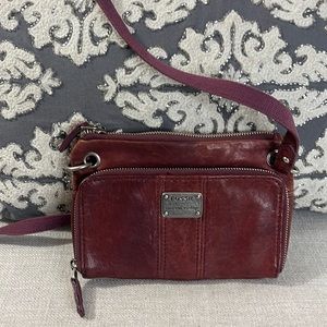 Fossil vintage leather crossbody